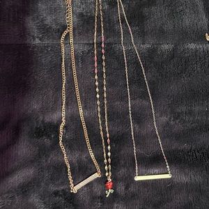 3 necklaces!